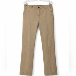 Lauren Ralph Lauren Beige Cotton Straight Leg Pants Size 12 Classic Preppy